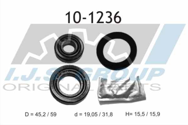 IJS GROUP Комплект подшипника ступицы колеса 10-1236